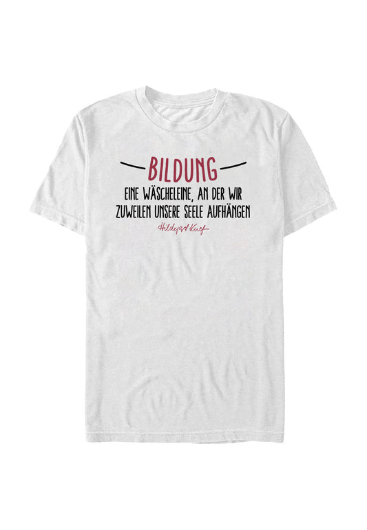 Hildegard Knef - Bildung White - T-Shirt | Neutral-Image
