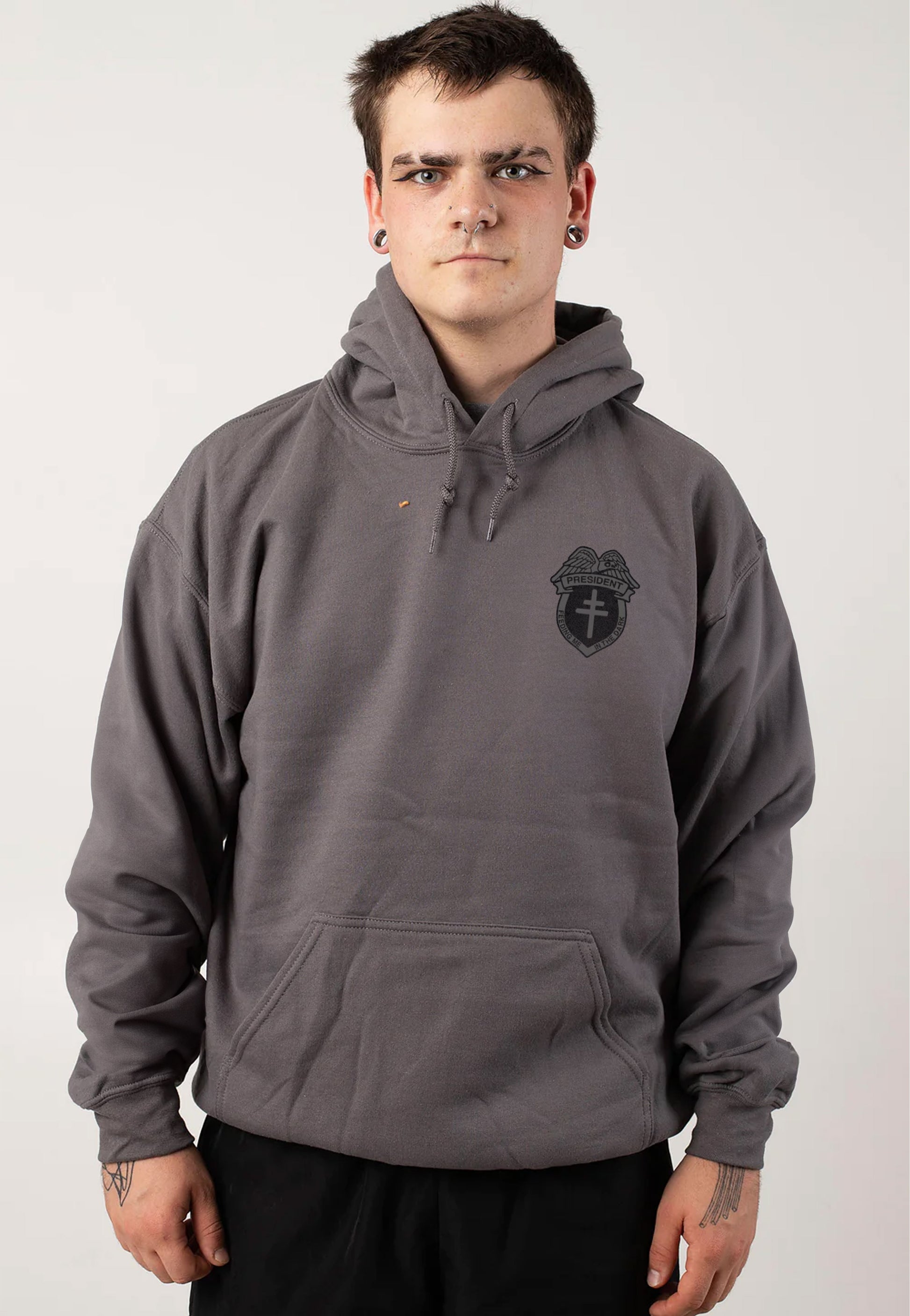 President - In The Dark Stormy Grey - Hoodie | Men-Image